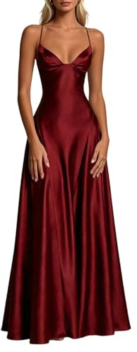Robe de Soirée Longue pour Femme Maxi Robes à Épaules Dénudées Sexy Robe Moulante Dos Robes de Cocktail Slim Bodycon Sexy Élégant Couleur UnieRobes de Fête Longue de Gala pour Mariage Party Bal