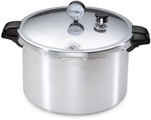 Presto 01755 16-Quart Aluminum canner Pressure Cooker, One Size, Silver