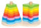 Hape E0406 - Regenbogen Steckspiel