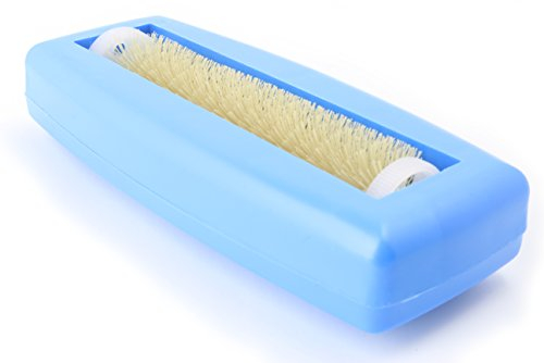 Crumpy Krümelbürste Tischroller Handstaubsauger für Auto Caravan Zuhause (Blau)