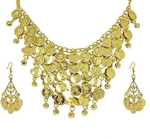 PPX Gypsy Jewellery Danza del Ventre Orientale, Collana Orecchini(D'oro)