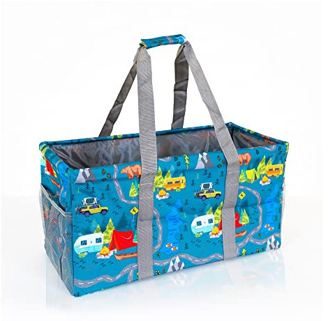 Extra Large Utility Tote Bag - Oversized Collapsible Beach Bag - Camping