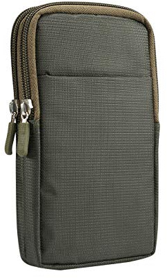 Borsa Cintura per Cellulare da Uomo, Sacchetto per Telefono Cintura, Universale Custodia Cellulare da Cintura Borsa da Uomo Clip da Cintura Smartphone Portacarte Marsupio Borsetta Portafoglio Viaggio