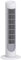 HOMCOM Ventilador de Torre 45W Ventilador Vertical Silencioso con 3 Velocidades Oscilación 70° para Salón Dormitorio Oficina Ø27x75 cm Blanco