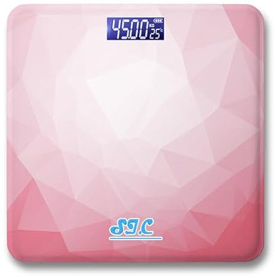 Bilancia Pesapersone Digitale (Max 180KG) Bilancia di Precisione Pesa Persone Ultrasottile in Vetro Temperato, Bilancia Elettronica per Controllo Peso Forma Professionale, Precisa per Adulti e Bambini