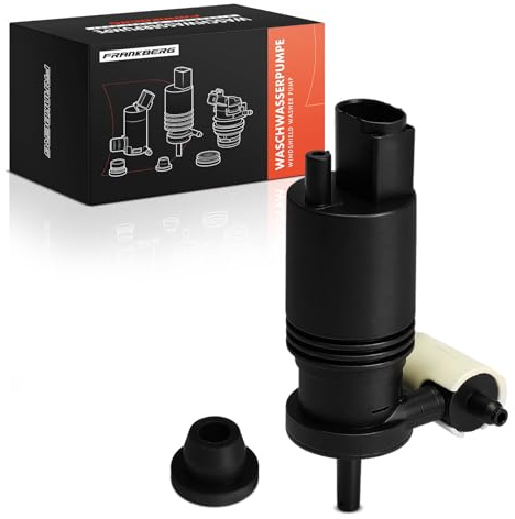 Frankberg Bomba lavaparabrisas Bomba de agua de lavado Limpieza de parabrisas Delantero 2 Polos Compatible con Clase M W166 W164 Clase R V251 W251 GLE W166 GL-Klasse X166 Replace# 1648690421