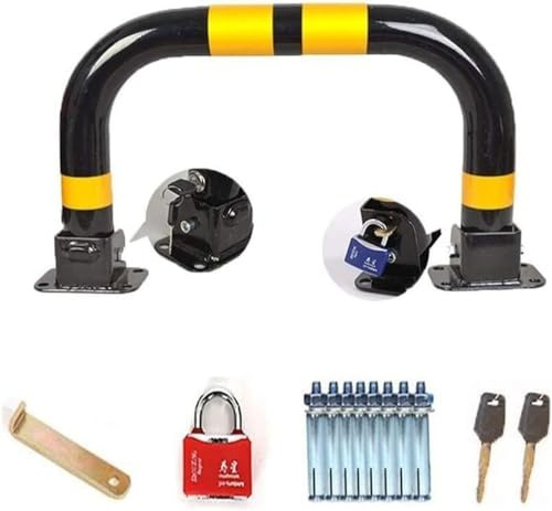 HPTHLY Barriera di Parcheggio con Serratura, Blocco di Parcheggio, Blocco di Parcheggio, Blocco di Parcheggio più Spesso, Blocco di Parcheggio per Auto nel Seminterrat