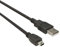 PremiumCord Kabel USB 2.0, A-B-Mini, 5Pins, 1m, kompatibel mit Personal Computer