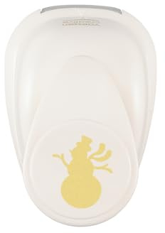 Vaessen Creative Craft Paper Punch - Snowman - 2,5 x 2,1 cm - Circle Cutter for Crafting and Card Making
