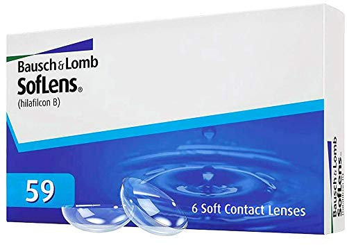 Soflens 59 Lenti a Contatto Correttive Mensili, 6 Lenti, BC 8.6 mm, DIA 14.2 mm, -4.5 Diopt