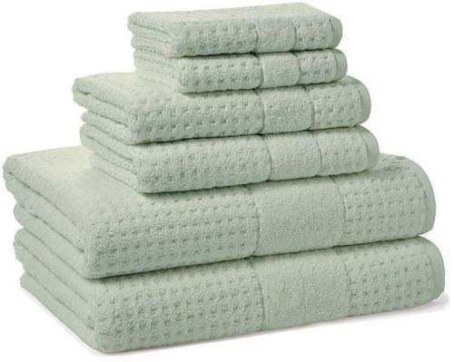 Kassatex Turkish Hammam Collection Towels, Hand Towel - Misty Sage
