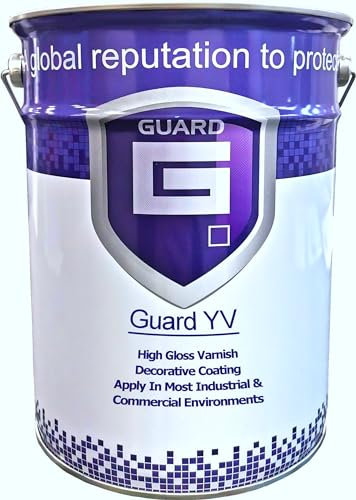 GUARD YV - Yacht Varnish Clear High Gloss Interior & Exterior For Wood Marine and Boats (5 Litre)