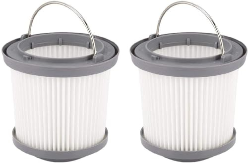 Ezweiji Set di 2 filtri rotondi, filtro a lamelle in plastica, adatto per Black & Decker DustBuster PVF110, PHV1210, PV1020L/PD11420L PHV1810