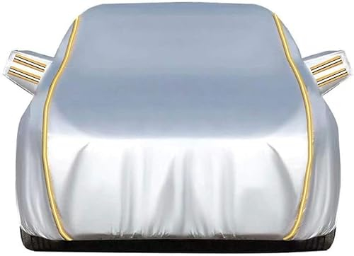 Autoplane Wasserdicht Für FIAT 500x, Autoabdeckung Outdoor, Auto Abdeckplane Atmungsaktiv, Hagelschutzplane Auto, Sonnen-, Staub-, Regen-, Sand- und Winddicht(Color:A3,Size:Thick)