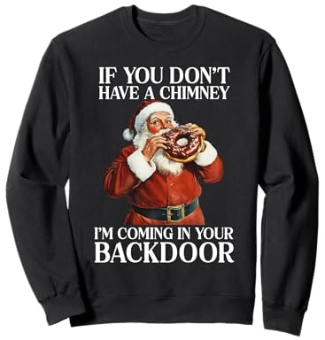 Adult Humor Rude Christmas Party Sweatshirt