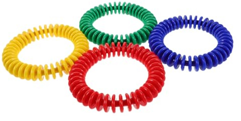 CORHAD 4 Piezas Anillos de Buceo Coloridos para Piscina de Juguetes Acuáticos Seguros y Suaves para Entrenamiento de Natación Infantil y Adultos Fáciles de Localizar Agua para Mejorar