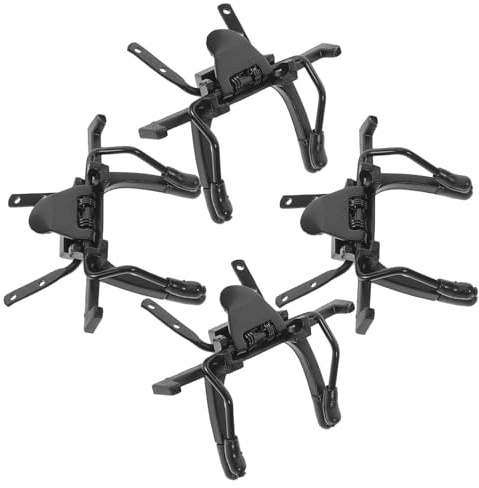 LIFKOME 4 Pezzi Clip Occhiali da Sole Polarizzati Leggeri con Antiscivolo per Guida Sport e Film Clip Occhiali Senza Montatura Protezione Lenti Sostitutive per Esterni