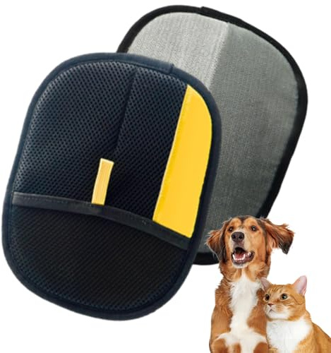 2026 Pet Hair Removal Glove for Cats & Dogs, Reusable Pet Grooming Glove, Easy Shed Hair Remover for Short Long Fur, Dog Cat Deshedding Gloves for Home Furniture Cleaning (1 Pcs)