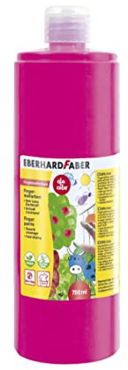 Eberhard Faber 578919 – fingerfärg på flaska, 750 ml, ljus magenta