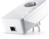 devolo LAN Powerline Adapter, adaptador complementario dLAN 1200+ -hasta 1.200 Mbps, ideal para la oficina en casa, 1 conexión LAN, enchufe LAN, blanco