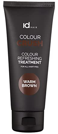 IdHAIR Colour Crush Warm Brown - Haartönung - Treatment Mask - Haartönung braun Creme Kur - Haarfarbe und Tönung for all Hairtypes - Professional - Haartönung 100 ml (1er Pack)