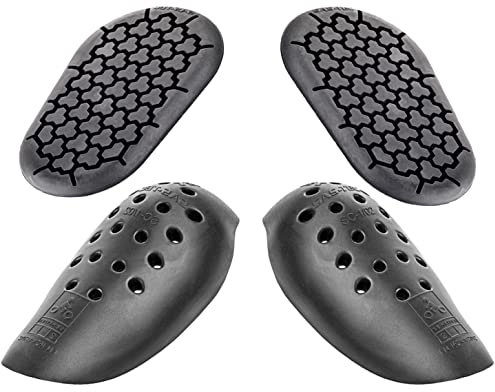 Sas-Tec Viscoelastic Memory Foam Hip & Knee Pad Inserts - Motorcycle Trouser Biker Jeans Lower Body Armour Upgrade - Level 2 - 4 Piece Set