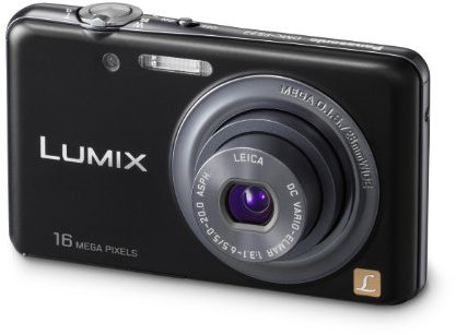 Panasonic Lumix FS22 Digital Camera 16.1 Megapixel with 4x Optical Zoom 3 inch Touchscreen LCD Black (Renewed)