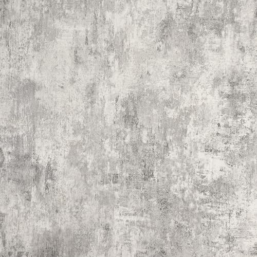 Pamatio Concrete Glitter Effect Wallpaper - Modern Non-Woven Wallpaper for Living Room, Bedroom, Hallway - Decorative Luxury Wall Paper with Distressed Pattern, Textured Finish & Metallic Detailing
