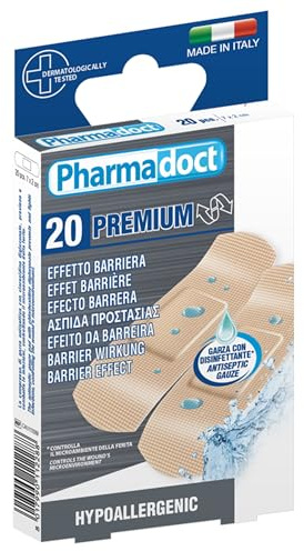 Cerotti Premium, con garza emostatica, 12 Scatole da 20 pezzi alta qualità