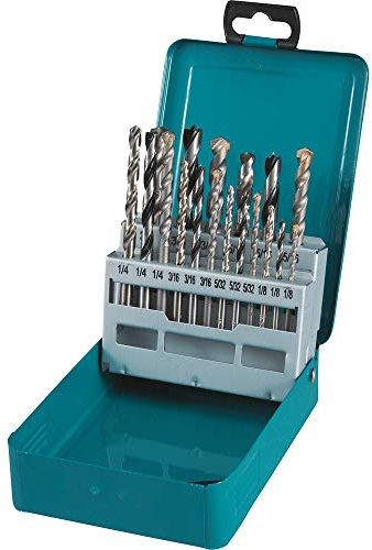 Makita D-59178 18 Pc. Assorted Drill Bit Set