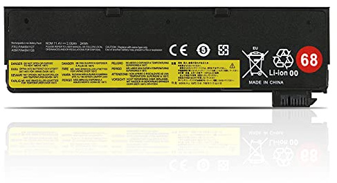 68 Laptop Akku für Lenovo ThinkPad T440 T440S T450 T450S T460 T460P T470P T550 T560 W550 W550S L450 L460 L470 X240 X250 X260 X270 P50S A275 K2450 K21-80 45N1124 45N1125 45N1130 45N1135 45N1136 45N1777