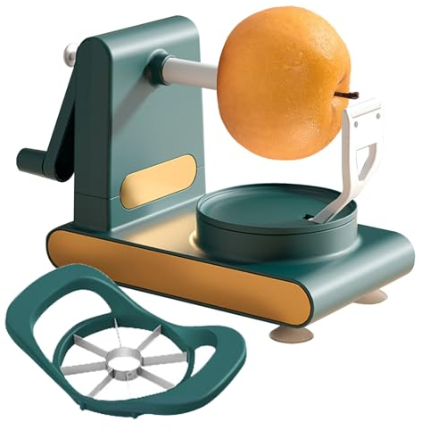 Shurzzesj Éplucheur de fruits multifonction, éplucheur manuel de fruits, éplucheur de pommes et vide-pommes, éplucheur de pommes de terre, éplucheur de fruits et légumes pour pommes de terre, pommes,