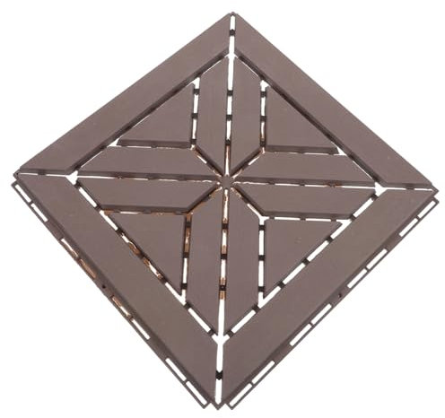 Sewroro Outdoor Plastic Garden Flooring Interlocking Deck Tiles Patio Tiles Non-slip Surface