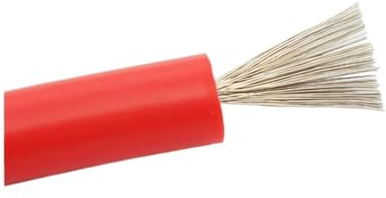 KEUQIXMR Cavo di accensione 18 AWG 15KV 20KV 10KV 5KV in silicone monopolare ad alta tensione 20//18/17/16/13/11/9AWG(5KV 1 meter price,13 AWG 2.5MM)