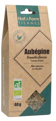 Nat&Form Tisane Aubépine Bio 40g