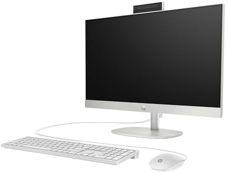 HP All-in-One PC 24-cr0110ng 60,45cm (23,8) FHD-Display, AMD Ryzen 3 7320U, 8GB DDR5 RAM, 512GB SSD, AMD Radeon, DOS