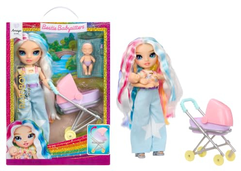 Rainbow High Jr. High Bestie Babysitters – Amaya Raine, 23cm Fashion Doll