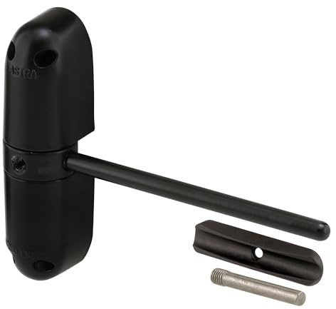 PRIME-LINE KC16HD Safety Spring Closer – Easy to Install to Convert Hinged Doors to Self-Closing – Diecast Construction (4-1/4 inch, Non-Handed), Black, 4-1/4 in
