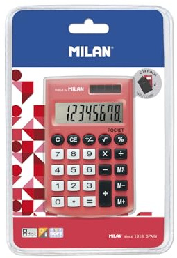 Milan 150908RBL - Calculadora, Color Rojo