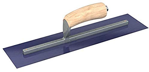 Bon 66-184 Steel City Finish Trowel - Square - Blue Steel - 20 X 4 - Wood