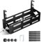 Cinati Kabelmanagement-Tablett unter dem Schreibtisch, Kabelmanagement-Box aus Metall mit Desktop-Kabel-Organizer und Desktop-Kabelmanagement-Kit