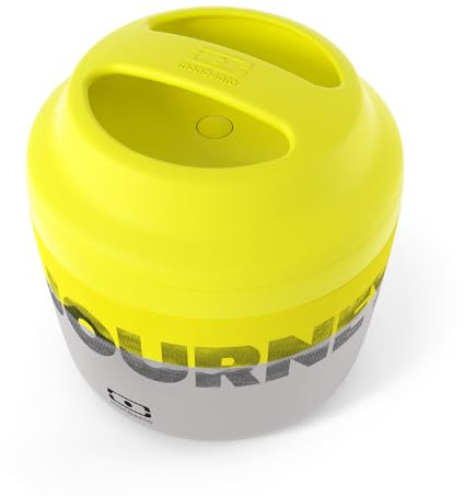 monbento - Insulated Lunch Box MB Element The Journey - Airtight and Insulated Bento Box Perfect for Work/Hiking/Outdoor Sports - Keeps Food Hot/Cold - BPA Free - Food Grade Safe - Yellow