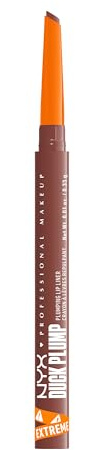 NYX PROFESSIONAL MAKEUP Duck Plump Plumping Lip Liner, Matte Pencil With Up To 10HR Wear, Nude Flip (Nude Lip Liner)