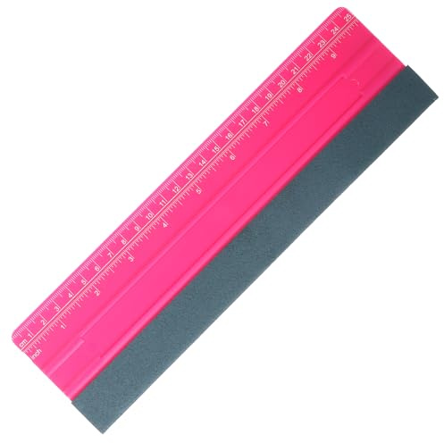 Professional Squeegee for Vinyl, 10 Inch Vinyl Squeegee Tool with Ruler for Wallpaper, Window Film, Craft, Suede