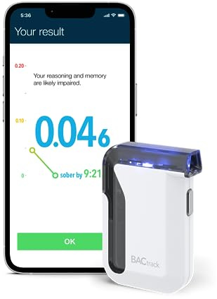 Éthylotest BACtrack Mobile, Précision de qualité professionnelle, Connectivité sans fil