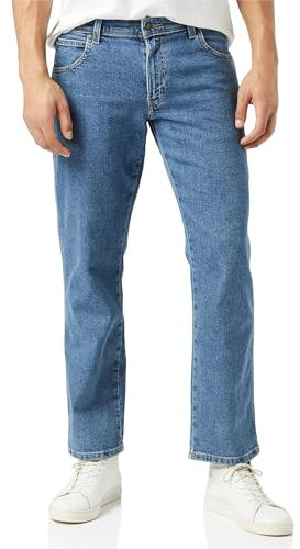 Wrangler Herren Durables Regular Fit Jeans, Stonewash, 38W / 34L