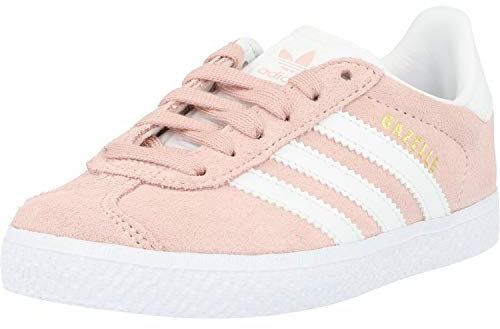 adidas Gazelle C, Sneakers Unisex - Bambini e Ragazzi, Rosa (Icey Pink Cloud White Gold Metallic), 33 EU
