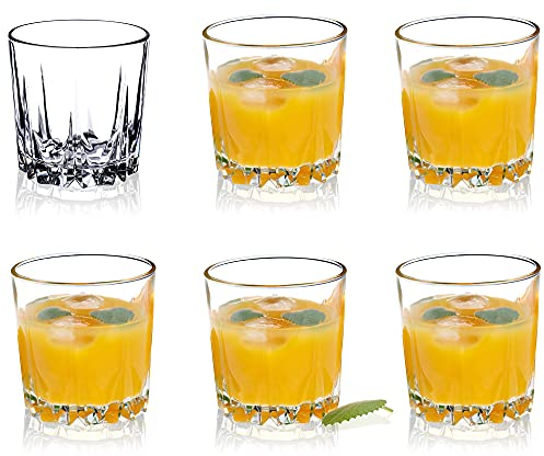 KADAX Verres à Boire pour Toutes les Occasions, Verres Transparents pour Jus, Cocktails, Eau et Soda d'une Élégance Incomparable (300 ml, Lot de 6)
