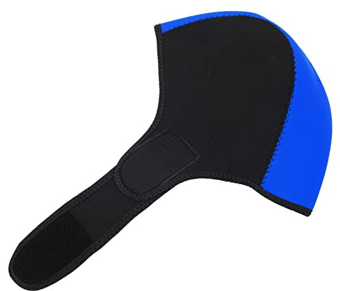 Tbest Schnorchelhut, Tauchhaube Neoprenanzug Kopfhaube Herren Damen, Thermische Schwimm Surf Sturmhaube UV-Schutz Segelkappe Schnell Trocknende Tauchkappe für Männer Frauen (Schwarz Blau)