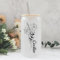 Taza de vidrio personalizada con nombre y flor de nacimiento, taza personalizada,tumbler personalizzato,vaso de café helado con popote y tapa, regalos para mujeres, profesores,cumpleaños, mamá
